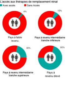 Variabilité de l’accès aux thérapies de remplacement rénal 