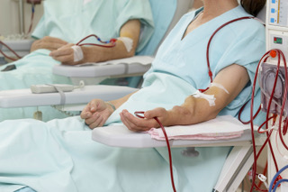 Image 2. Patients under hemodialysis treatment.